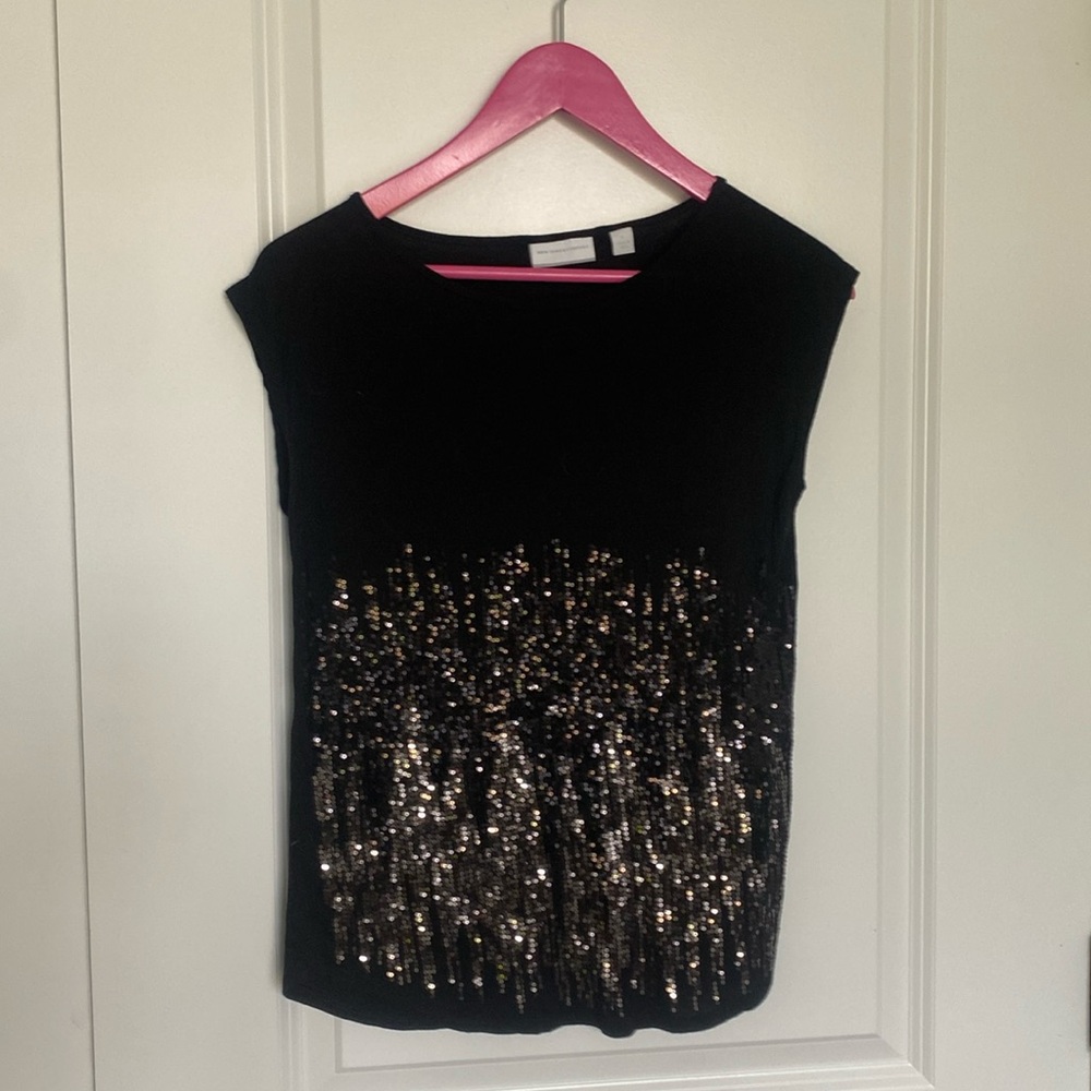 New York & Company Sleveless Sequin Top
